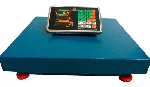 Báscula 200 Kilos Inalambrica Color Turq